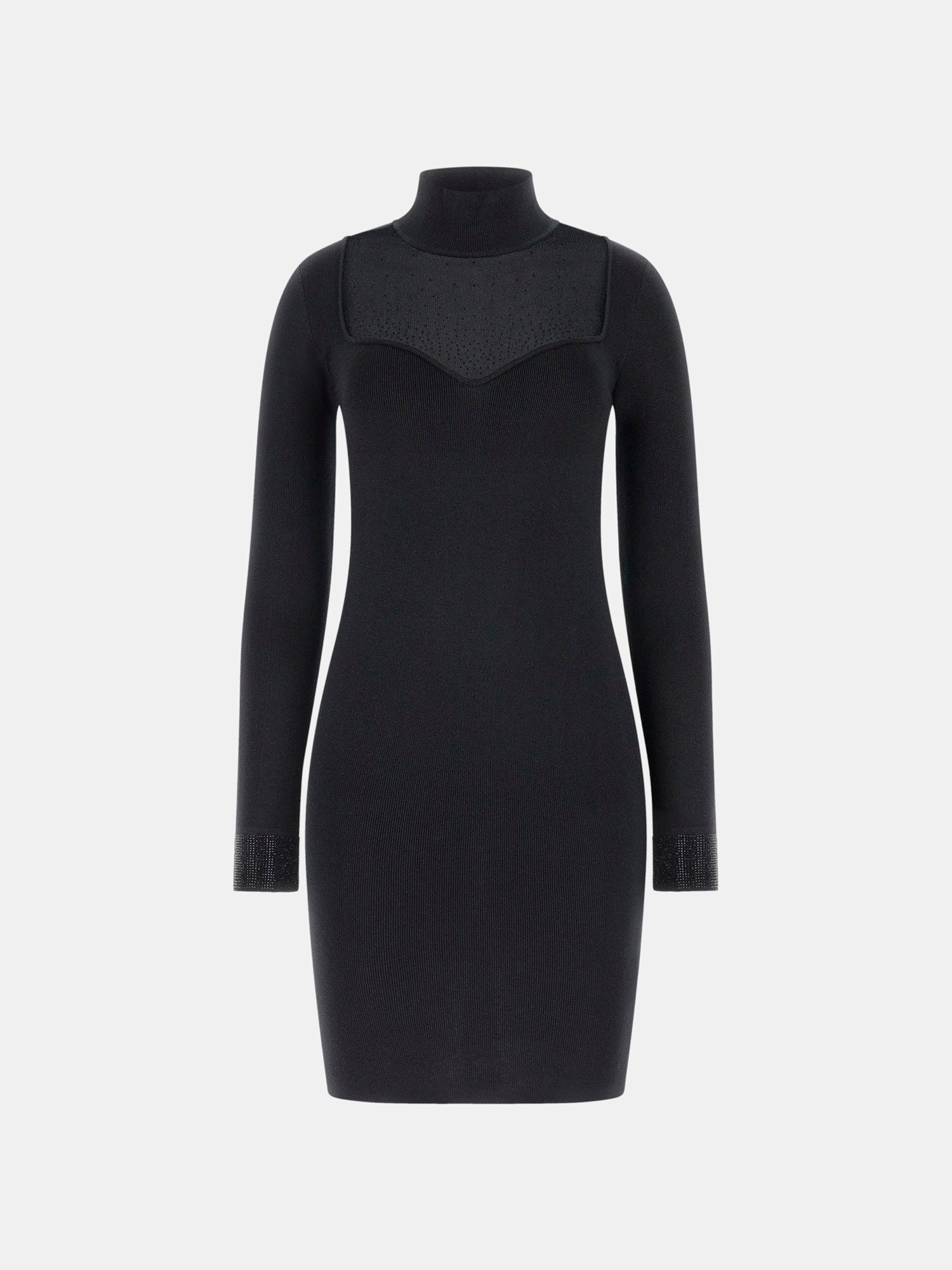 Lucy　0916 Купить платье lucy с стразами, (цвет чёрный) W6RK61Z4842 | Guess