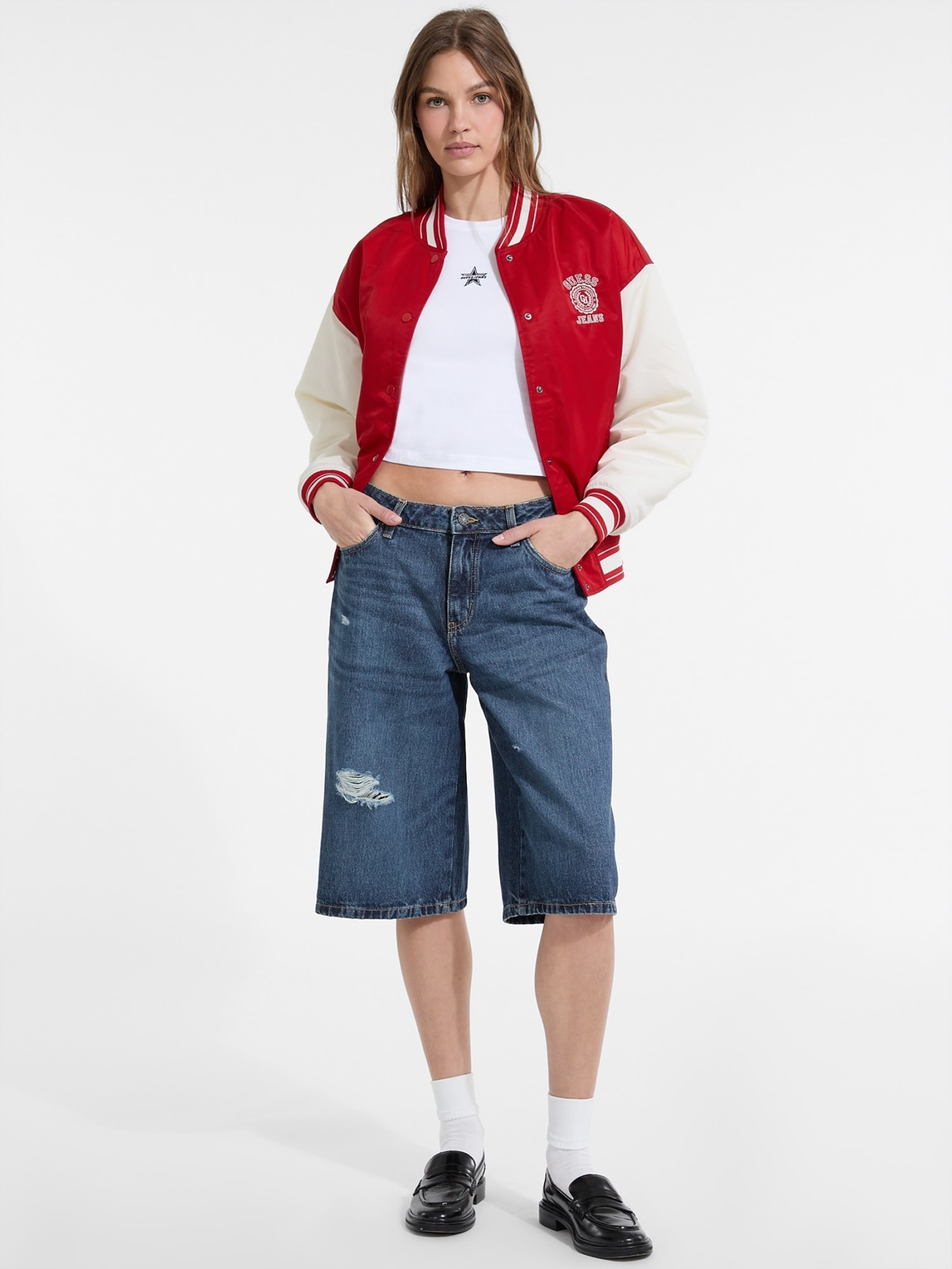 Шорты Baggy из денима