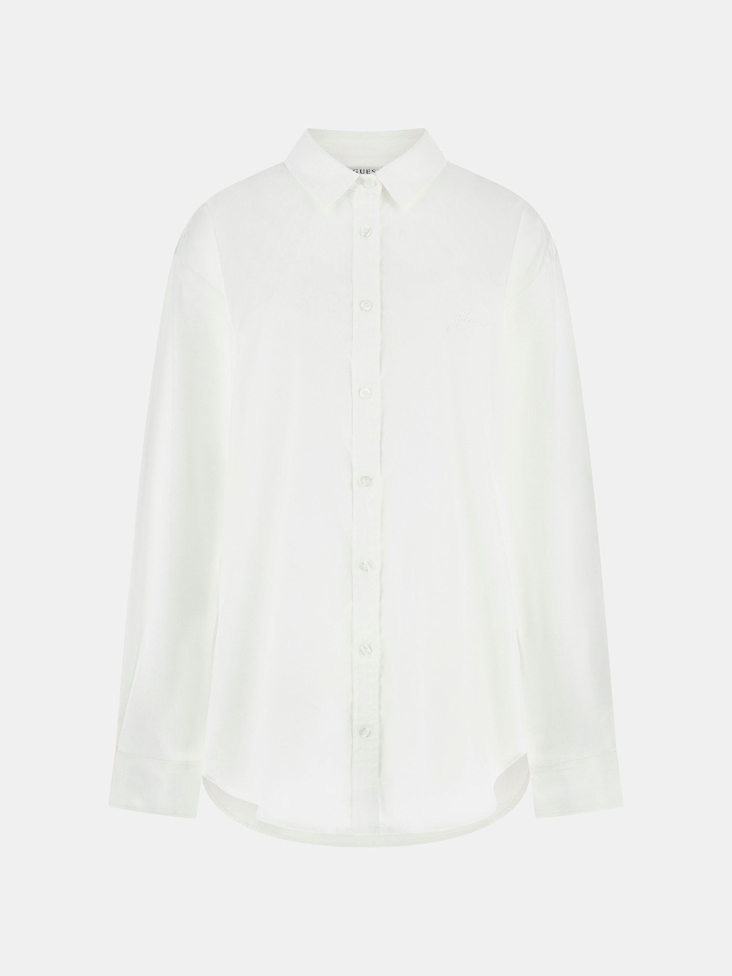 Базовая рубашка oversize из поплина