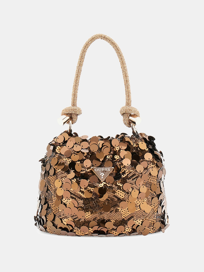 Купить мини-сумка holiday shine, (цвет бронзовый) HWEG9538750 | Guess