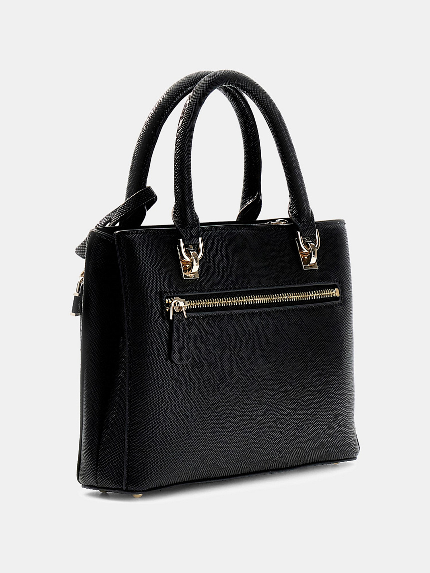 Купить чёрную сумку noelle из сафьяно, HWZG9672050 | Guess